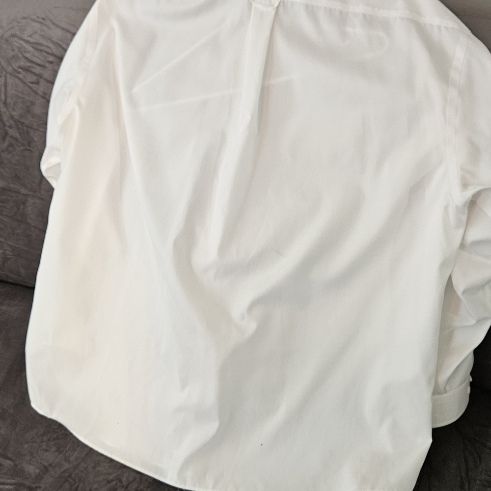 Joseph Crisp White Men's Dress Shirt - Picture 3 of 3